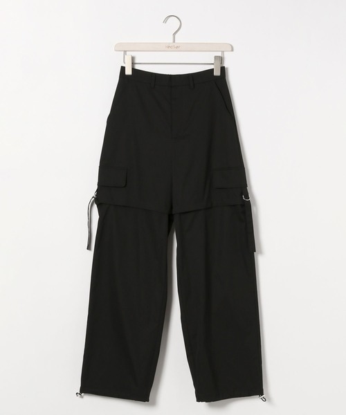 Heather（ヘザー）の「アソートワイドカーゴパンツ　111372（カーゴパンツ・レディース・ホワイト/ブラック/アイボリー・FREE）」の4枚目の写真