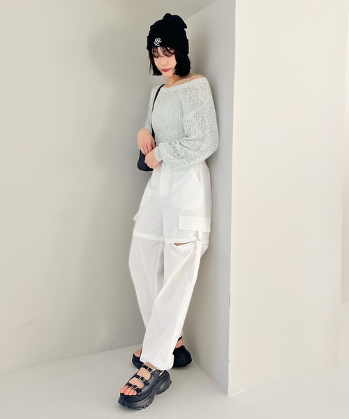 CONVERT ホワイト ラガーパンツ 公式・アウトレット】ラグビーシェルパンツ（メンズ