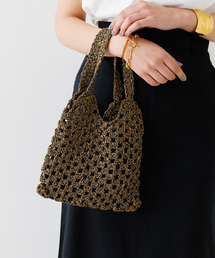 Rouge vif | 【BAGMATI /バグマティ】ラメネットバッグ(トートバッグ)