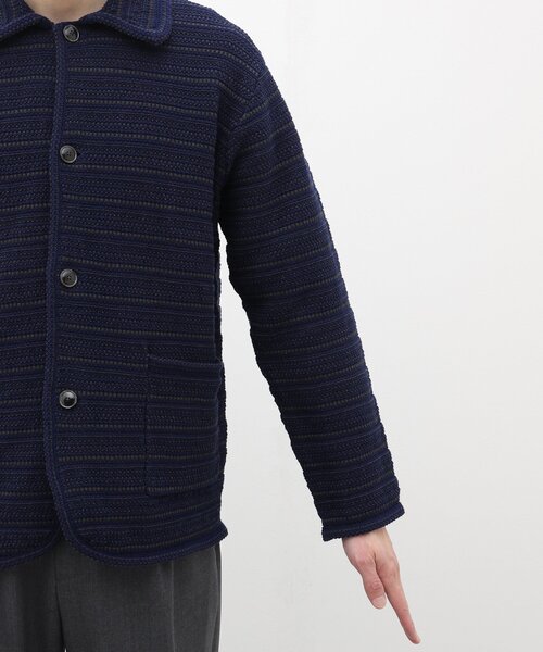 EDIFICE(エディフィス)の「ハイツイスト コットンニット カバーオール(その他トップス・メンズ・アイボリー/グリーン/ブルー系その他・MEDIUM/LARGE)」の22枚目の写真