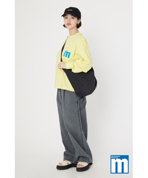 RODEO CROWNS WIDE BOWL（ロデオクラウンズワイドボウル）の「(MR)ASSORT L/S Tシャツ（Tシャツ/カットソー・レディース・オフホワイト/ブラック/イエロー・MEDIUM/LARGE）」の4枚目の写真