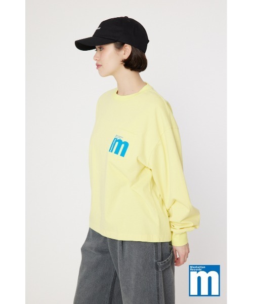 RODEO CROWNS WIDE BOWL（ロデオクラウンズワイドボウル）の「(MR)ASSORT L/S Tシャツ（Tシャツ/カットソー・レディース・オフホワイト/ブラック/イエロー・MEDIUM/LARGE）」の7枚目の写真