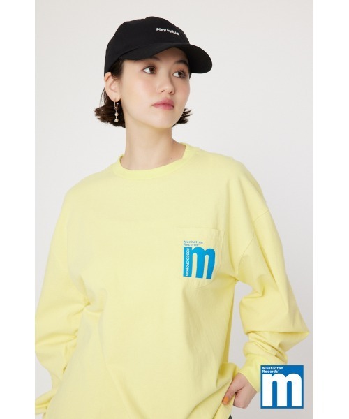 RODEO CROWNS WIDE BOWL（ロデオクラウンズワイドボウル）の「(MR)ASSORT L/S Tシャツ（Tシャツ/カットソー・レディース・オフホワイト/ブラック/イエロー・MEDIUM/LARGE）」の8枚目の写真