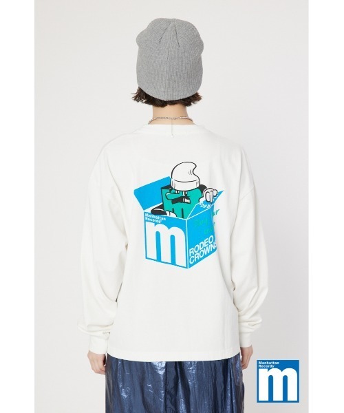 RODEO CROWNS WIDE BOWL（ロデオクラウンズワイドボウル）の「(MR)ASSORT L/S Tシャツ（Tシャツ/カットソー・レディース・オフホワイト/ブラック/イエロー・MEDIUM/LARGE）」の11枚目の写真