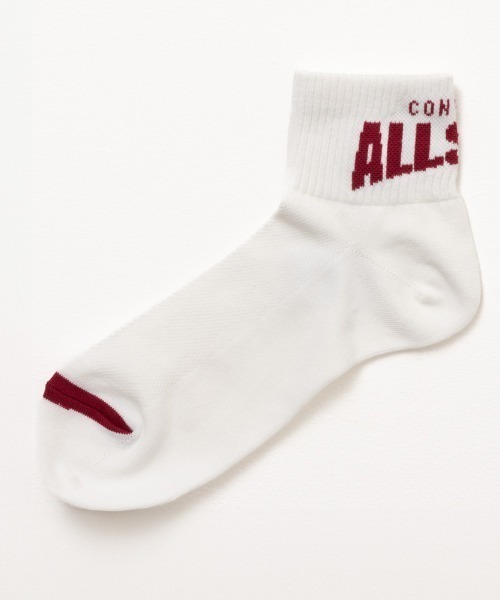 CONVERSE（コンバース）の「CONVERSE クォーターソックス 甲メッシュバックロゴ 3足組（ソックス/靴下・メンズ・その他・25-27CM）」の4枚目の写真