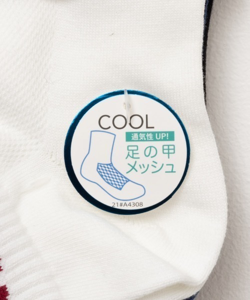 CONVERSE（コンバース）の「CONVERSE クォーターソックス 甲メッシュバックロゴ 3足組（ソックス/靴下・メンズ・その他・25-27CM）」の19枚目の写真