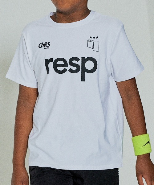 RE/SP（アールイーエスピー）の「RE/SP GEME SHIRT / アールイーエスピー ゲームシャツ（Tシャツ/カットソー・キッズ・ブラック/ホワイト/ライム・1/2/3/4）」の2枚目の写真