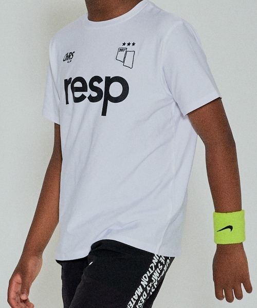 RE/SP（アールイーエスピー）の「RE/SP GEME SHIRT / アールイーエスピー ゲームシャツ（Tシャツ/カットソー・キッズ・ブラック/ホワイト/ライム・1/2/3/4）」の5枚目の写真