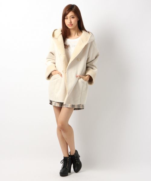 本物✩ムートンコート✩ハイグレード✩柔らか✩軽い✩ファーコート✩ベージュ系 ムートンコート（ベージュ系）ファッション通販 - ZOZOTOWN