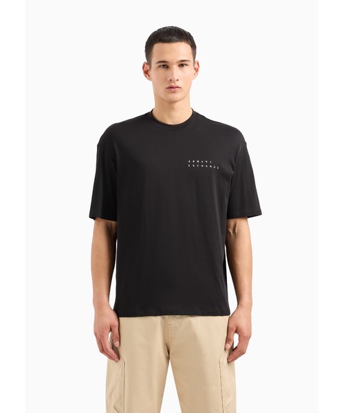 ARMANI EXCHANGE（アルマーニエクスチェンジ）の「【A|X アルマーニ エクスチェンジ】バックロゴ 半袖クルーネックTシャツ/COMFORT（Tシャツ/カットソー・メンズ・ネイビー/ブラック/ホワイト・SMALL/MEDIUM/LARGE/X-SMALL/X-LARGE/XX-LARGE）」の13枚目の写真