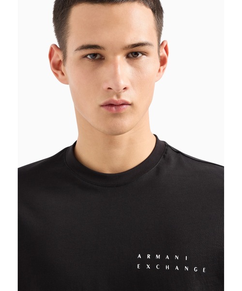 ARMANI EXCHANGE（アルマーニエクスチェンジ）の「【A|X アルマーニ エクスチェンジ】バックロゴ 半袖クルーネックTシャツ/COMFORT（Tシャツ/カットソー・メンズ・ネイビー/ブラック/ホワイト・SMALL/MEDIUM/LARGE/X-SMALL/X-LARGE/XX-LARGE）」の12枚目の写真