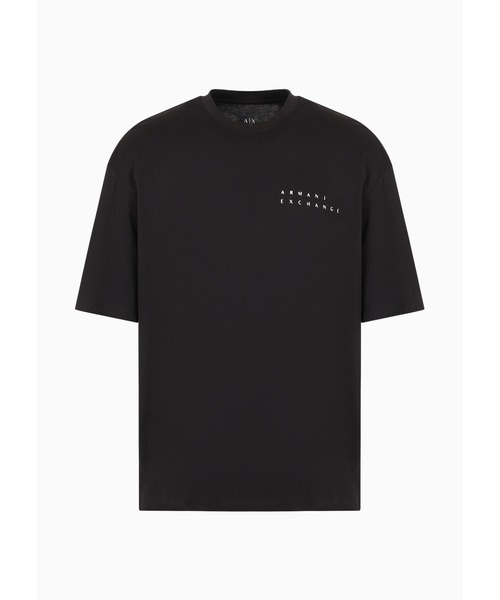 ARMANI EXCHANGE（アルマーニエクスチェンジ）の「【A|X アルマーニ エクスチェンジ】バックロゴ 半袖クルーネックTシャツ/COMFORT（Tシャツ/カットソー・メンズ・ネイビー/ブラック/ホワイト・SMALL/MEDIUM/LARGE/X-SMALL/X-LARGE/XX-LARGE）」の9枚目の写真