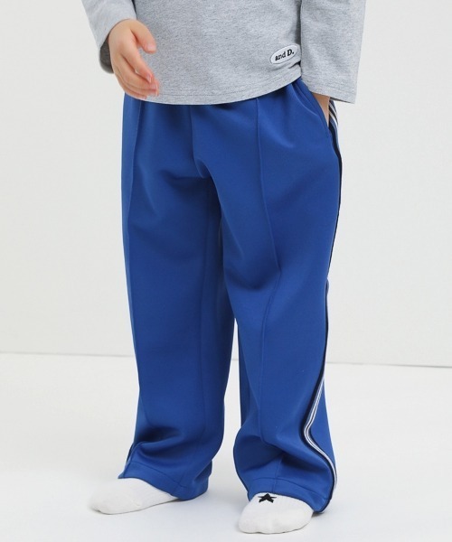 and D. petit main（アンドディープティマイン）の「ストレートトラックパンツ（その他パンツ・キッズ・シルバーグレー/ブラック/ブルー・130cm/120cm/110cm/100cm/90cm）」の3枚目の写真