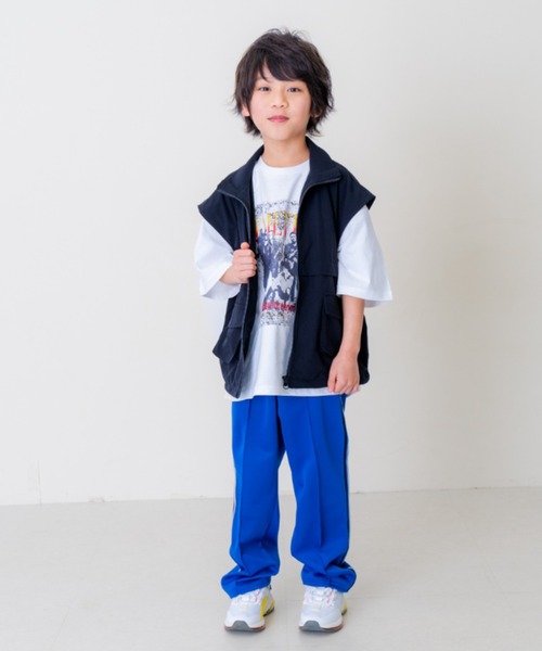 and D. petit main（アンドディープティマイン）の「ストレートトラックパンツ（その他パンツ・キッズ・シルバーグレー/ブラック/ブルー・130cm/120cm/110cm/100cm/90cm）」の20枚目の写真