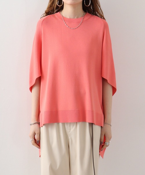 EGLANTINE(エグランティーヌ)の「EGLANTINE プルオーバーニット(ニット/セーター・レディース・オレンジ/グリーン・40)」の13枚目の写真