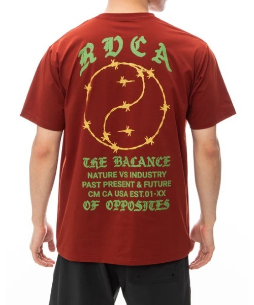 【セール】RVCA メンズ VA BARB SURF SS ラッシュガード 【2024年春夏モデル】/ルーカ半袖バックプリントラッシュガード(水着)（ラッシュガード）｜RVCA（ルーカ） 4,755円