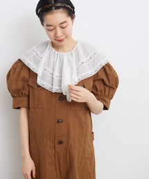 ハイカウントダンプ パフスリーブジャンプスーツ