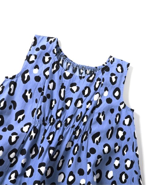 BREEZE（ブリーズ）の「【リンク】総柄フレアワンピース（ワンピース・キッズ・ブラック/オフホワイト/パープル/イエロー/ピンク/ブルー・80/90/100/110/120/130/140）」の18枚目の写真