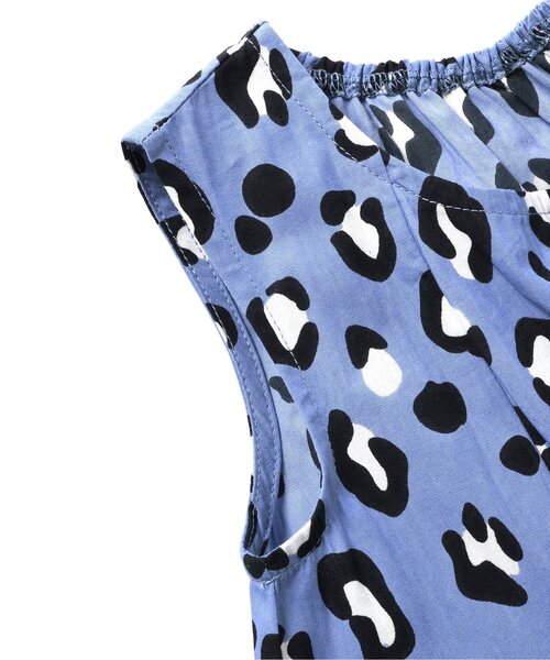 BREEZE（ブリーズ）の「【リンク】総柄フレアワンピース（ワンピース・キッズ・ブラック/オフホワイト/パープル/イエロー/ピンク/ブルー・80/90/100/110/120/130/140）」の20枚目の写真