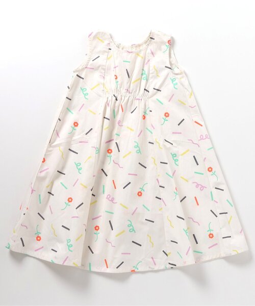 BREEZE（ブリーズ）の「【リンク】総柄フレアワンピース（ワンピース・キッズ・ブラック/オフホワイト/パープル/イエロー/ピンク/ブルー・80/90/100/110/120/130/140）」の9枚目の写真