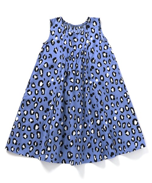 BREEZE（ブリーズ）の「【リンク】総柄フレアワンピース（ワンピース・キッズ・ブラック/オフホワイト/パープル/イエロー/ピンク/ブルー・80/90/100/110/120/130/140）」の10枚目の写真