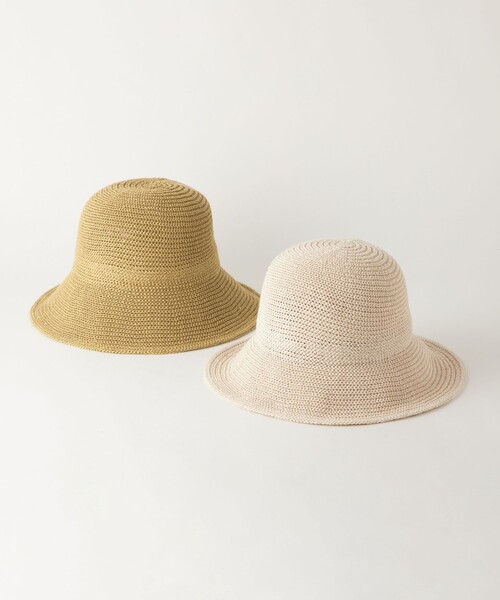 green label relaxing(グリーンレーベルリラクシング)の「バケット ハット - ウォッシャブル-(ハット・レディース・ナチュラル/イエロー・FREE)」の17枚目の写真