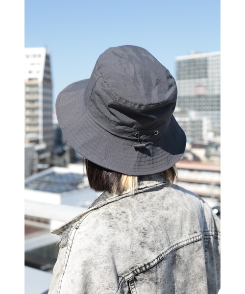 aimoha（アイモハ）の「aimoha outdoor ユニセックス　アウトドア　撥水加工　小さく収納できるバスケットハット（ハット・レディース・ブラック/カーキ/グレー/ベージュ/ネイビー・FREE）」の3枚目の写真