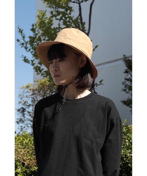 aimoha（アイモハ）の「aimoha outdoor ユニセックス　アウトドア　撥水加工　小さく収納できるバスケットハット（ハット・レディース・ブラック/カーキ/グレー/ベージュ/ネイビー・FREE）」の17枚目の写真