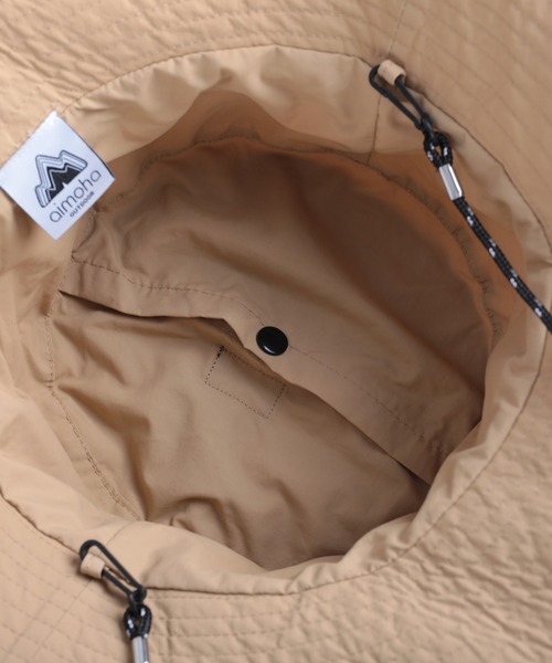 aimoha（アイモハ）の「aimoha outdoor ユニセックス　アウトドア　撥水加工　小さく収納できるバスケットハット（ハット・レディース・ブラック/カーキ/グレー/ベージュ/ネイビー・FREE）」の19枚目の写真