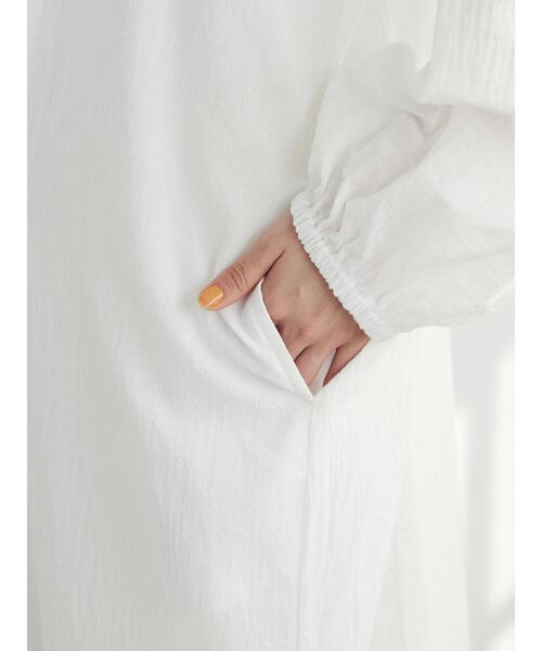 CRAFT STANDARD BOUTIQUE(クラフトスタンダードブティック)の「ジョーゼットワンピース(ワンピース・レディース・レッド/イエロー/ブラック/オフホワイト・FREE)」の10枚目の写真