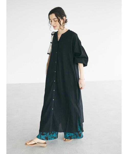 CRAFT STANDARD BOUTIQUE(クラフトスタンダードブティック)の「ジョーゼットワンピース(ワンピース・レディース・レッド/イエロー/ブラック/オフホワイト・FREE)」の15枚目の写真