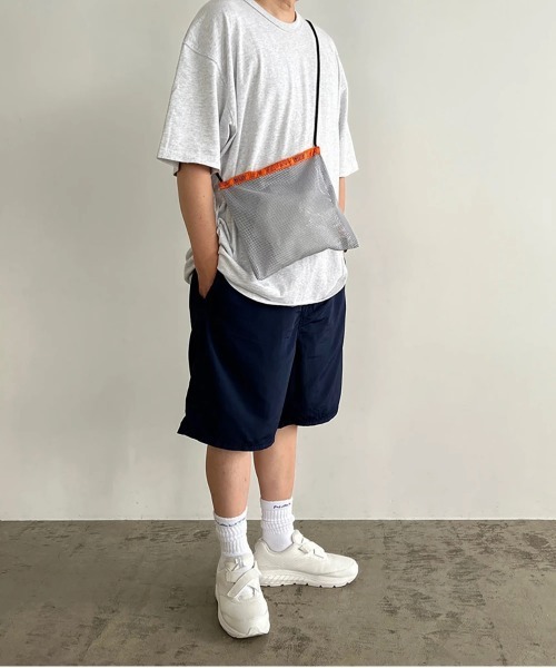 WEEKEND(ER)（ウィークエンダー）の「WEEKEND(ER)/ ウィークエンダー　MESH FLAT SHOULER（ポーチ・レディース・イエロー/グレー/ホワイト・FREE）」の9枚目の写真