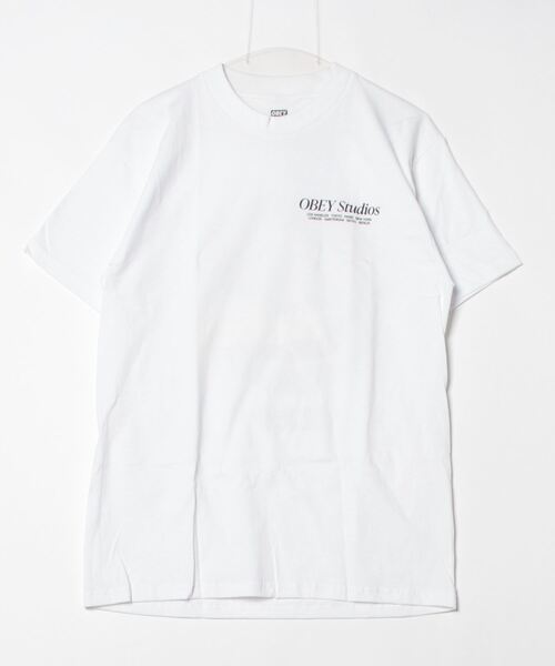セール】OBEY/オベイ 半袖Tシャツ レギュラーシルエット グラフィック 