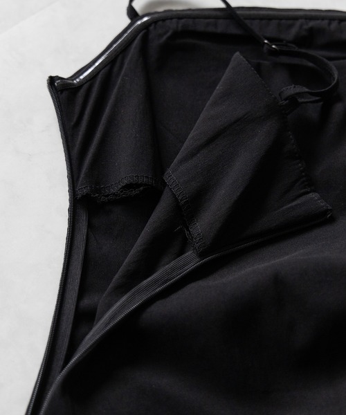 me+em select（ミームセレクト）の「サイドタックストレッチスリットミニキャミワンピース ／ side tack stretch slit mini cami onepiece（ワンピース・レディース・ブラック・SMALL/MEDIUM）」の10枚目の写真