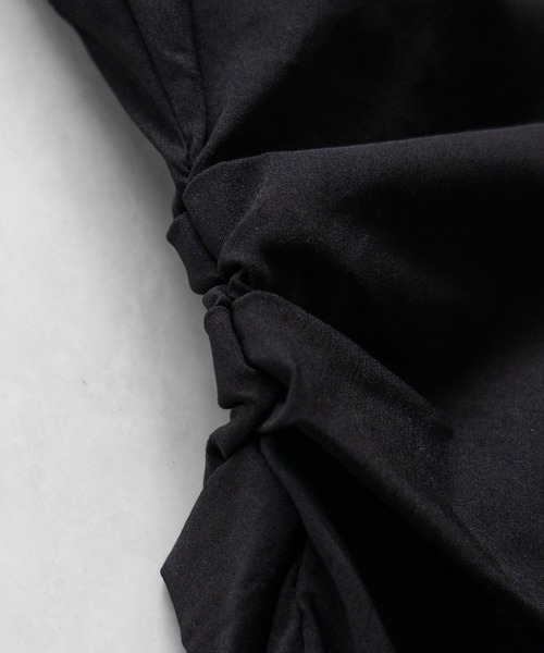 me+em select（ミームセレクト）の「サイドタックストレッチスリットミニキャミワンピース ／ side tack stretch slit mini cami onepiece（ワンピース・レディース・ブラック・SMALL/MEDIUM）」の12枚目の写真