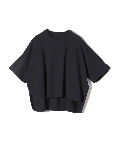 SHIPS（シップス）の「〈洗濯機可能〉バック フリル 半袖 Tシャツ（Tシャツ/カットソー・レディース・ダークグレー/ラベンダー/ホワイト/ネイビー・ONE SIZE）」の13枚目の写真