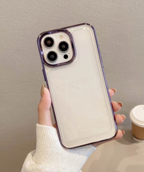 SILVER BULLET（シルバーバレット）の「『SBLTR』iPhone11 iPhone12 iPhone13 iPhone14 iPhone15 iPhone16 Pro/Pro Max/Plus クリア 縁カラー iphoneケース スマホカバー（スマホケース/カバー・レディース・グリーン/パープル系その他/ゴールド系その他/シルバー系その他/ブルー/ブラック・iPhone 11/iPhone 11 Pro Max/iPhone 12/iPhone 12 Pro/iPhone 12 Pro Max/iPhone 13/iPhone 13 Pro/iPhone 13 Pro Max/iPhone 14/iPhone 14 Pro/iPhone 14 Pro Max/iPhone 15/iPhone 15 Pro/iPhone 15 Pro Max/iPhone 16 Pro/iPhone 16 Plus/iPhone 16/iPhone 16 Pro Max）」の4枚目の写真