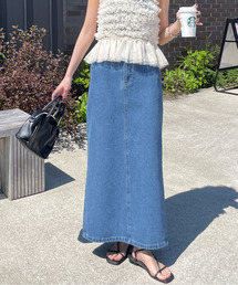 Chillfar | デニムロングスカート(デニムスカート)