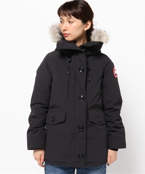 CANADA GOOSE（カナダグース）の「CANADA GOOSE:CHARLOTTE（ダウンジャケット/コート・レディース・ネイビー/オリーブ・SMALL）」の12枚目の写真