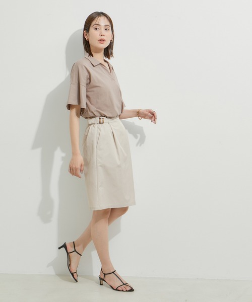 le cercle ADAM ET ROPE'(ルセルクルアダムエロペ)の「グルカハーフパンツ(その他パンツ・レディース・ベージュ/ネイビー/キナリ・FREE)」の7枚目の写真