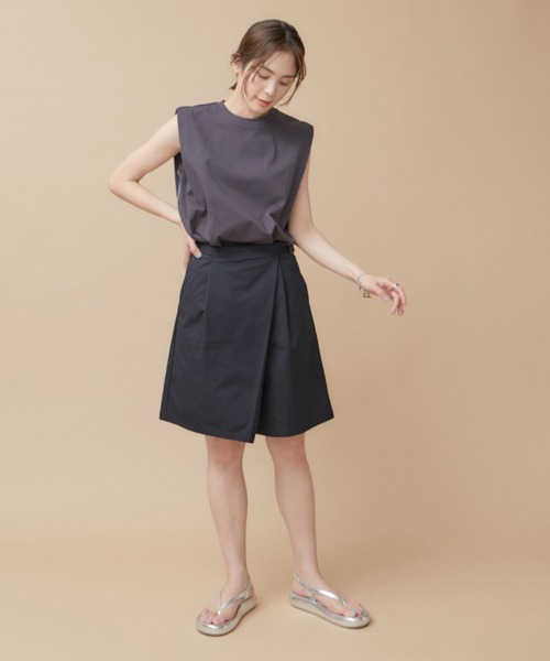 le cercle ADAM ET ROPE'(ルセルクルアダムエロペ)の「グルカハーフパンツ(その他パンツ・レディース・ベージュ/ネイビー/キナリ・FREE)」の9枚目の写真