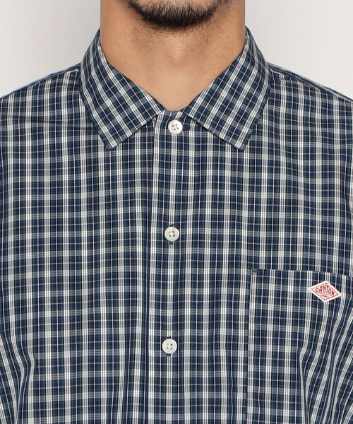 DANTON（ダントン）の「MEN'S COTTON POPLIN WORK SHIRT PLAID（シャツ