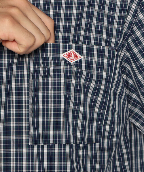 DANTON（ダントン）の「MEN'S COTTON POPLIN WORK SHIRT PLAID（シャツ