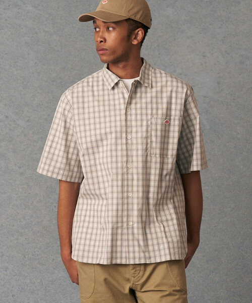 DANTON（ダントン）の「MEN'S COTTON POPLIN WORK SHIRT PLAID