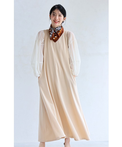 cawaii(カワイイ)の「「名脇役」 個性服を引き立てる カラーワンピース(ワンピース・レディース・ミント/ベージュ/パープル・FREE)」の12枚目の写真