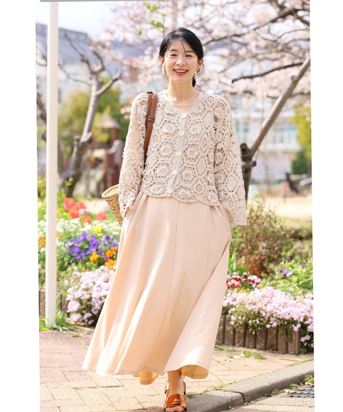 cawaii(カワイイ)の「「名脇役」 個性服を引き立てる カラーワンピース(ワンピース・レディース・ミント/ベージュ/パープル・FREE)」の13枚目の写真