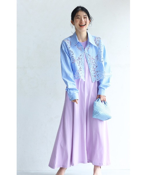 cawaii(カワイイ)の「「名脇役」 個性服を引き立てる カラーワンピース(ワンピース・レディース・ミント/ベージュ/パープル・FREE)」の9枚目の写真
