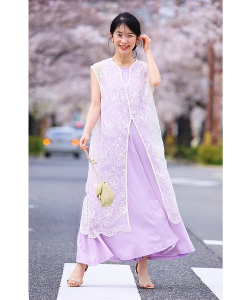 cawaii(カワイイ)の「「名脇役」 個性服を引き立てる カラーワンピース(ワンピース・レディース・ミント/ベージュ/パープル・FREE)」の10枚目の写真