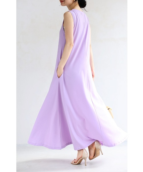 cawaii(カワイイ)の「「名脇役」 個性服を引き立てる カラーワンピース(ワンピース・レディース・ミント/ベージュ/パープル・FREE)」の11枚目の写真