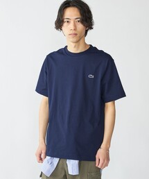 LACOSTE: TH5582-99 アウトラインクロック クルーネック Tシャツ